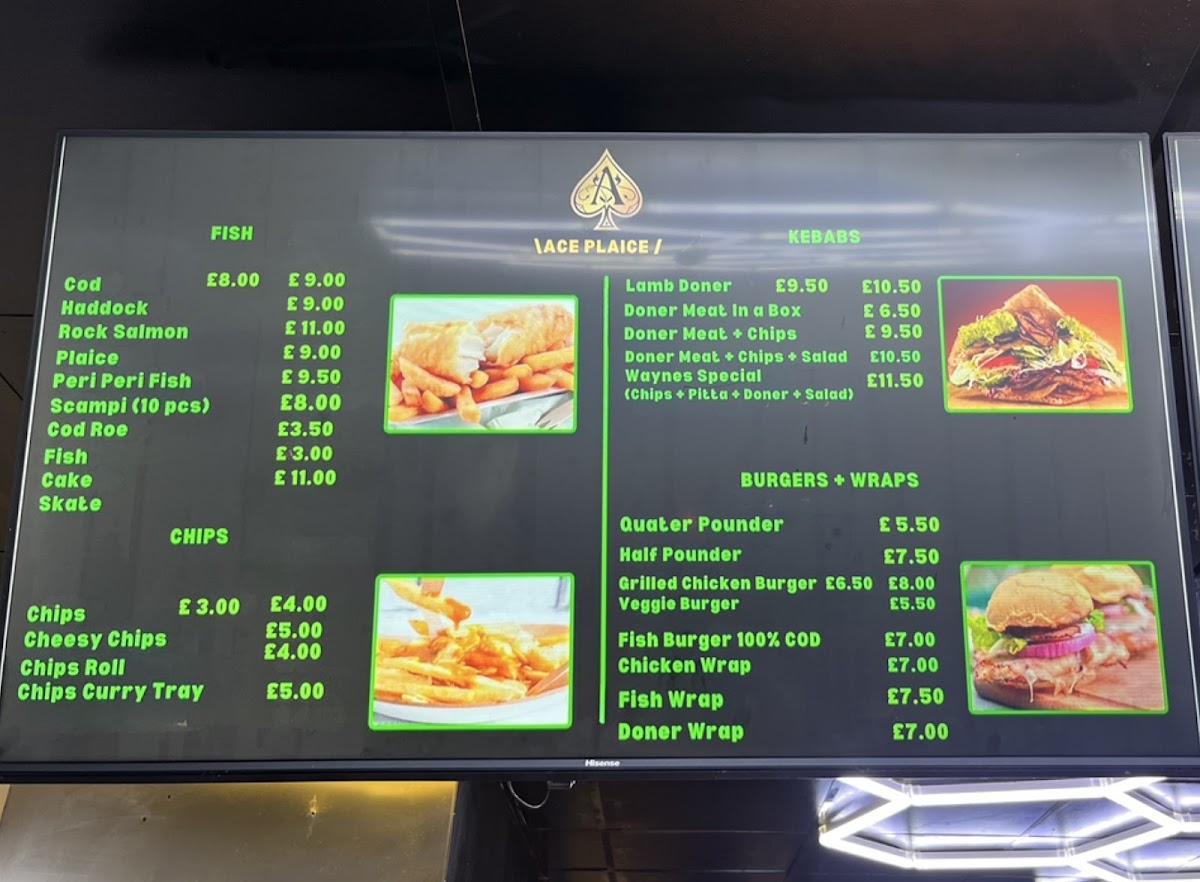 Ace Plaice Menu - Image 2